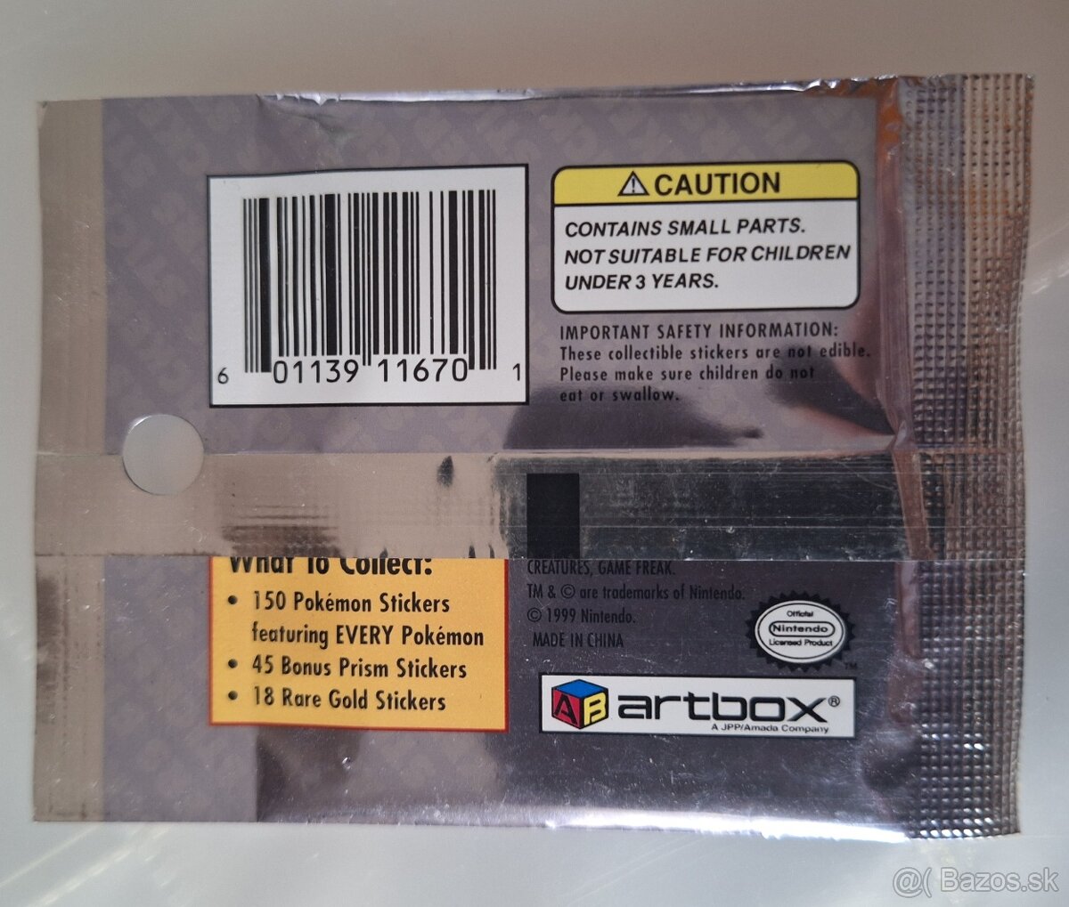 POKEMON STICKER- samolepky FLIPZ a GOLD - 3