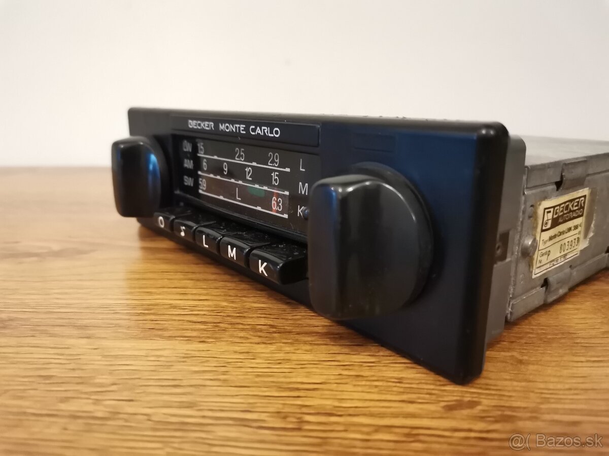 VINTAGE AUTORADIO BECKER MONTE CARLO - 3