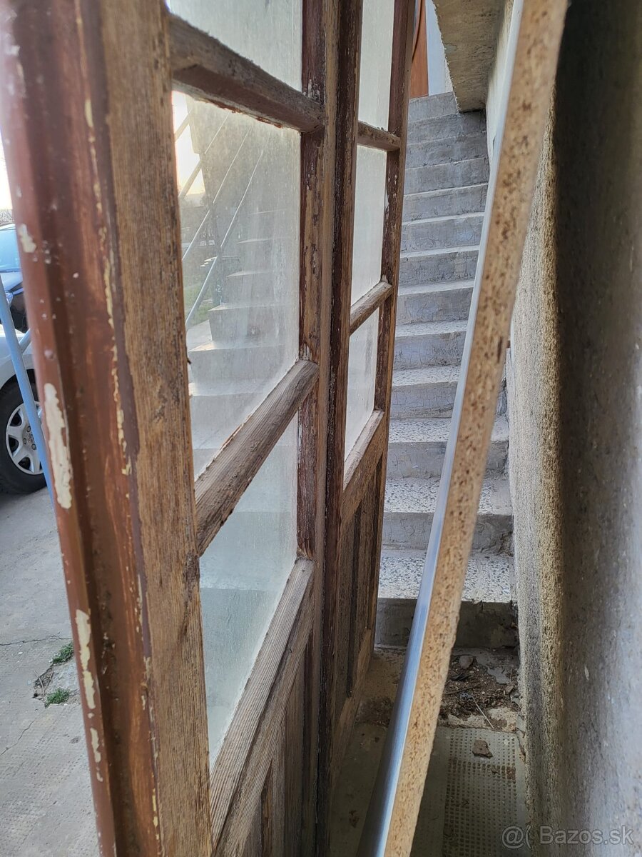 Drevené vonkajšie dvere dvojdvere - 3