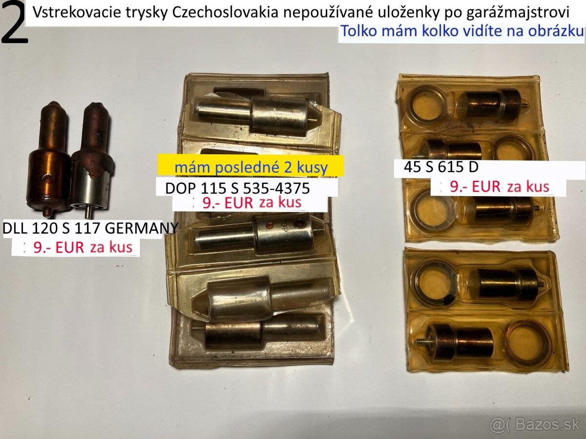 Trysky TATRA LIAZ ZETOR PAL Czechoslovakia - 3