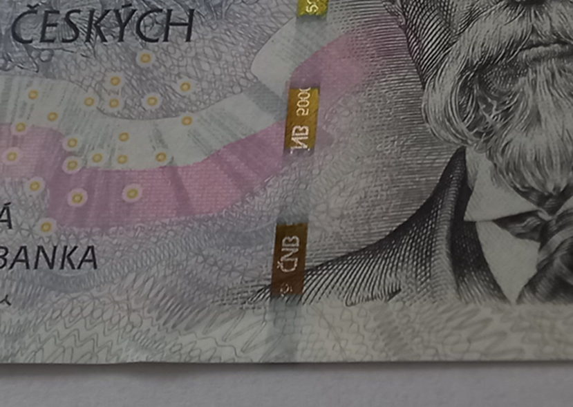 5000 Kč 2026 s prítlačou ČNB - 3