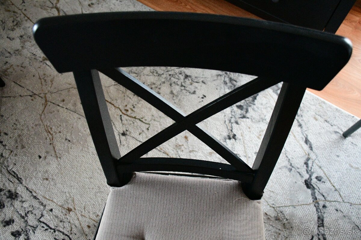 Stolička Ikea s poduškou - 3