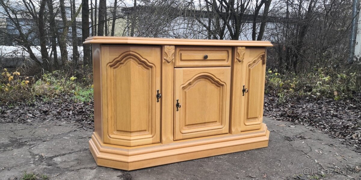 Rustikálna masivná komoda - 3