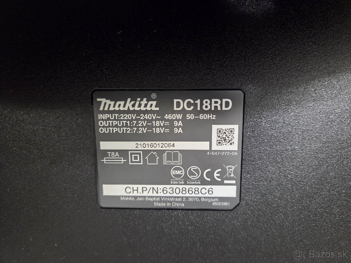 Makita dvojnabíjačka DC18RD - 3