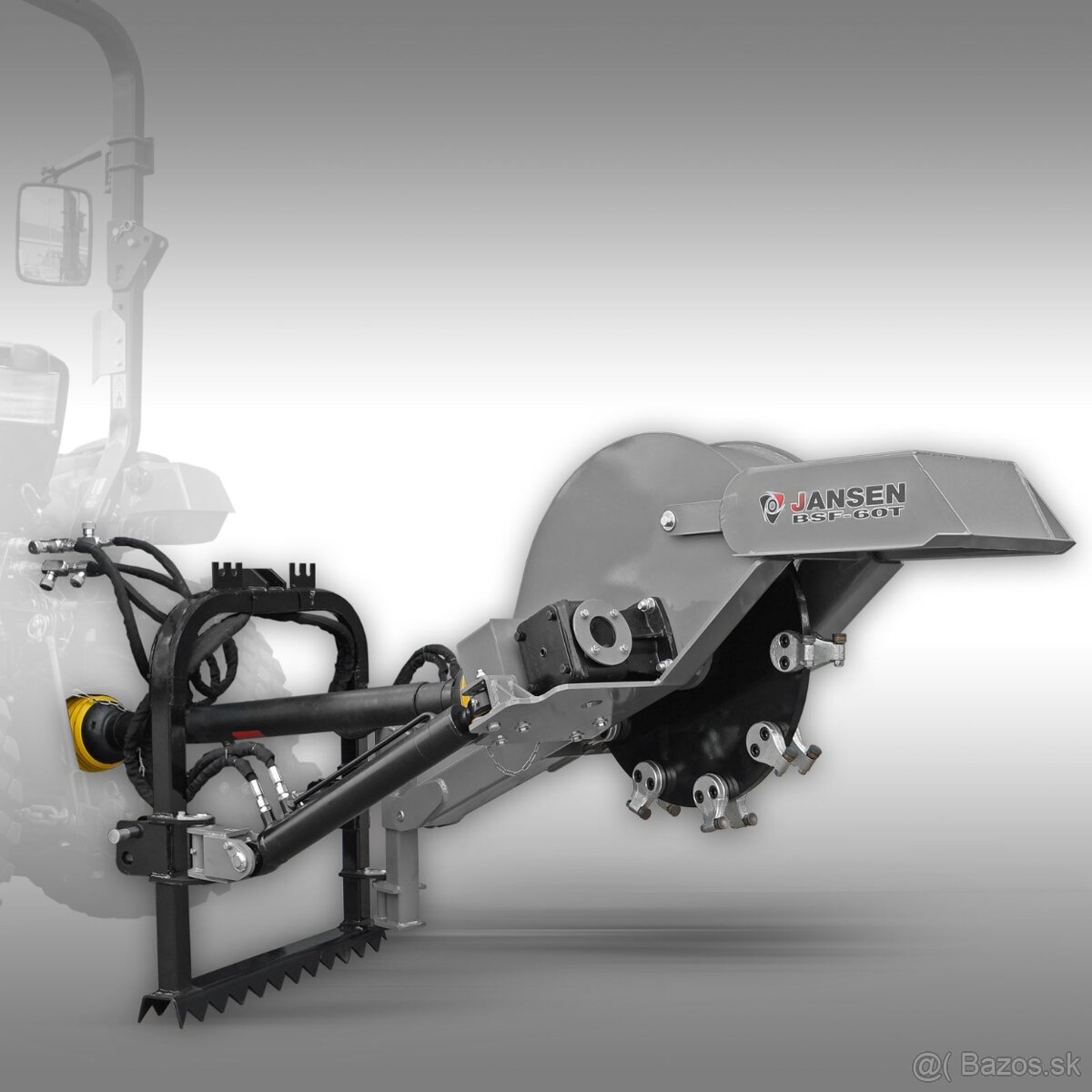 Jansen BSF-60T Pňová fréza na traktor - 3