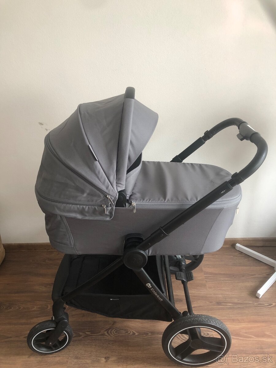 Predám kočík KINDERKRAFT SELECT Nea 2v1 – Deep Grey, Premium - 3
