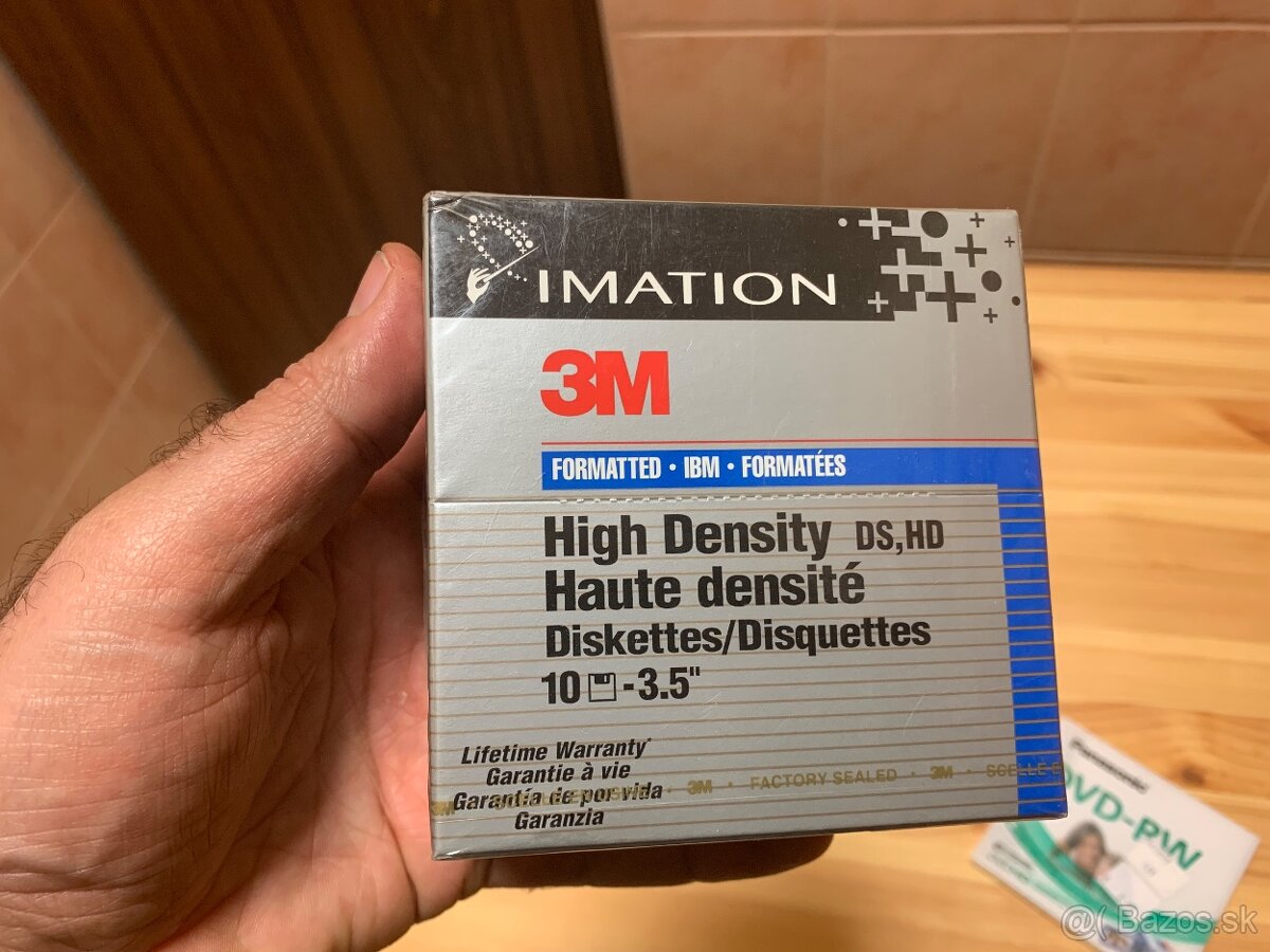 Predám ešte zabalené diskety-IMATION-vintage zbierkové kusy - 3