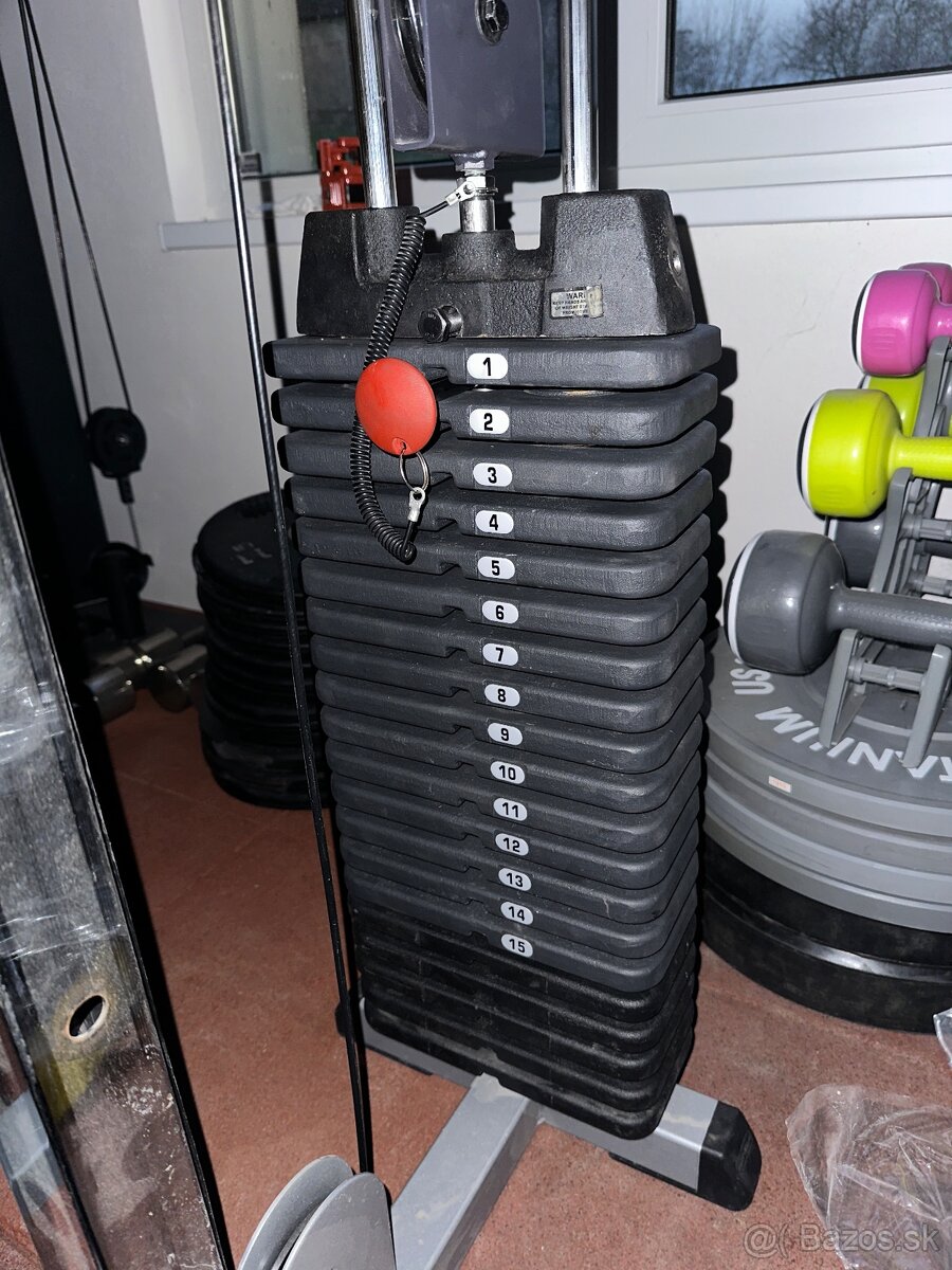 Body Solid posúvna kladka 90-95kg + hrazda - 3