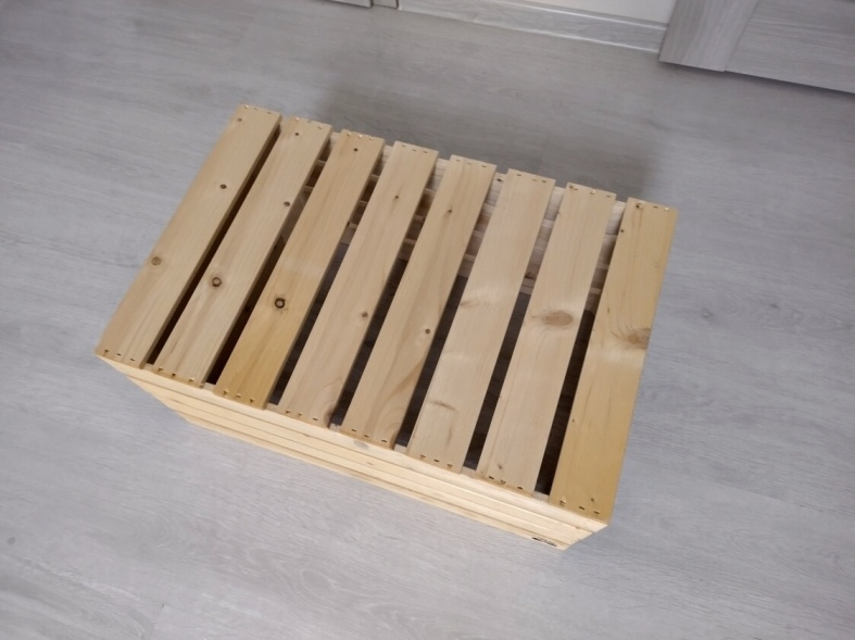 NOVA velka drevena bedna, debna - 3