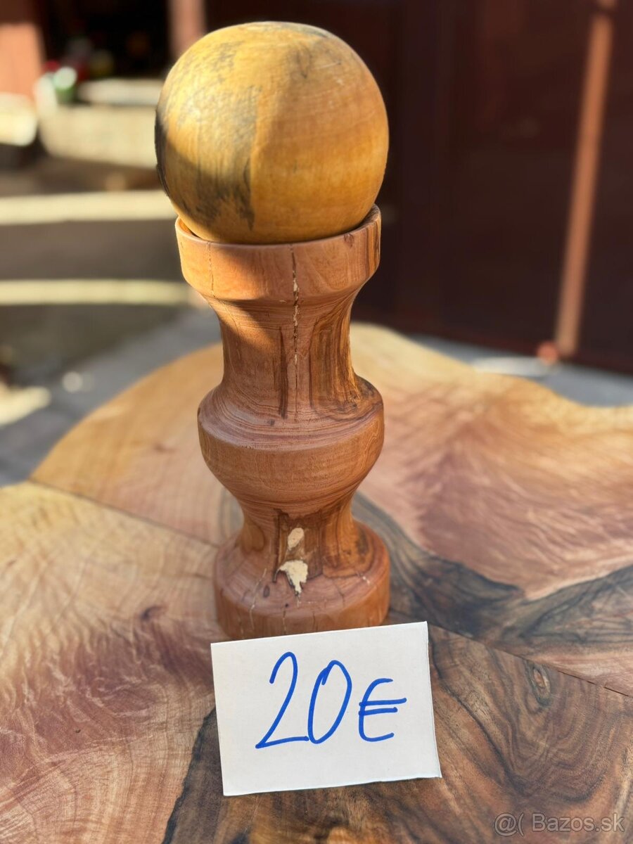 Svietniky z dreva, ručná praca - 3