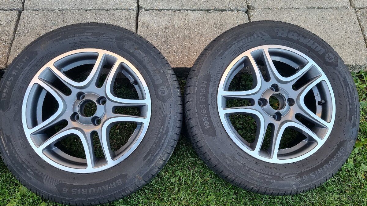 Hliníkové disky FIAT - R15 4x98 6J ET35 - 3