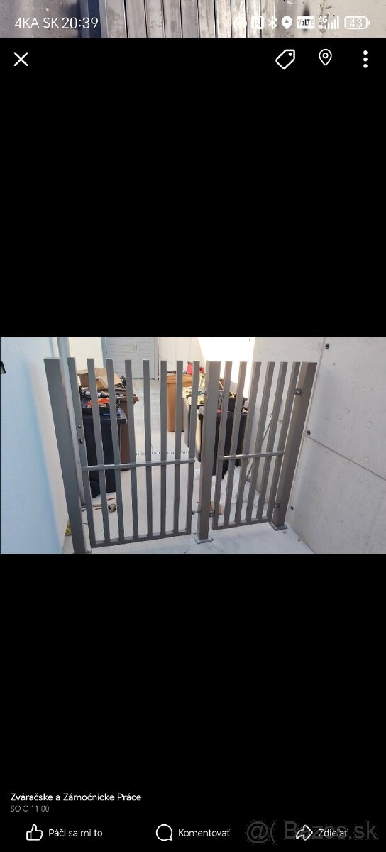 Brány , ploty zváračské a zámočnícke práce - 3