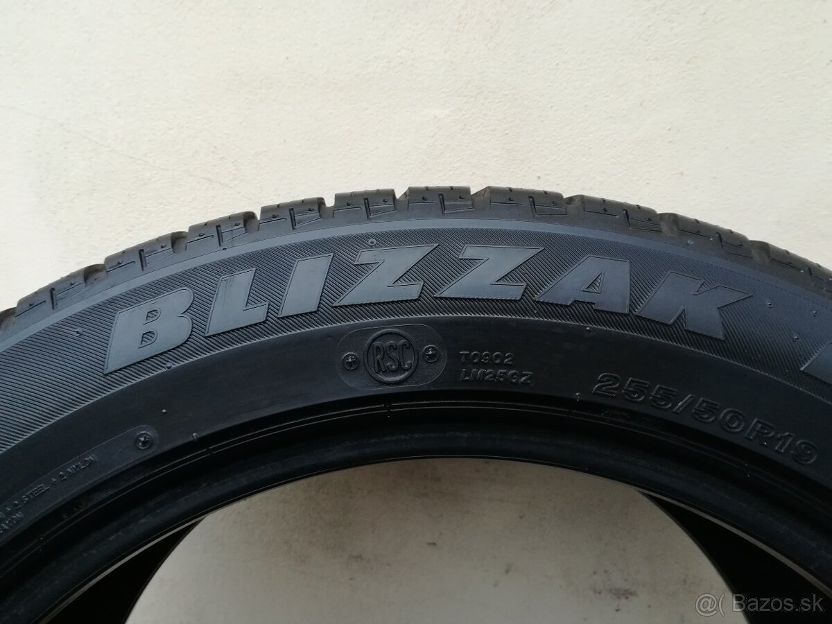 Zimné pneumatiky 255/50 R19 Bridgestone RunFlat, 4ks - 3