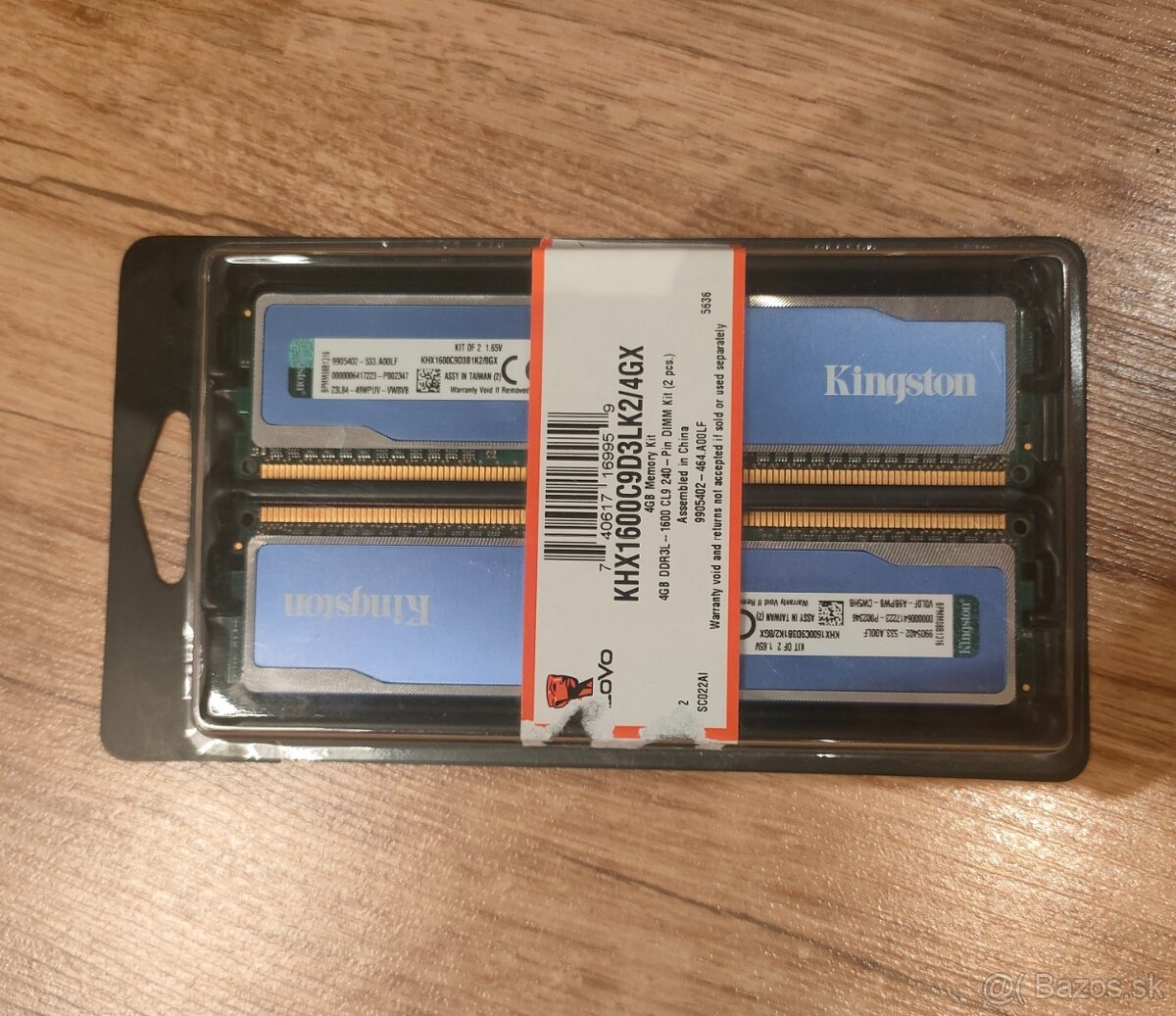 Pamäť RAM Kingston 2x 4GB Hyper X - 3
