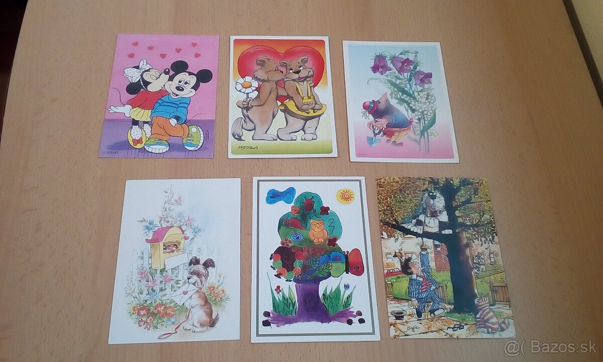 Retro pohľadnice, fotky hercov a spevákov - 3