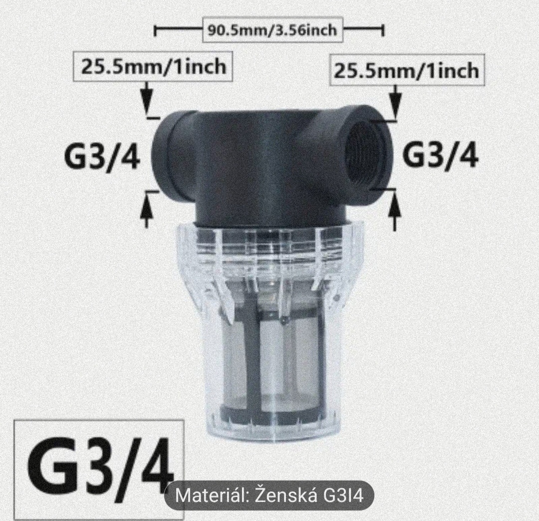 filter na IBC nádrž 3/4 col pripojenie - 3