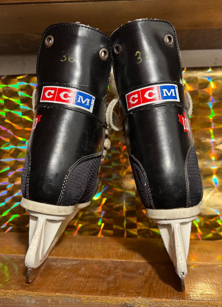Predám detské korčule CCM,veľkost 36 - 3