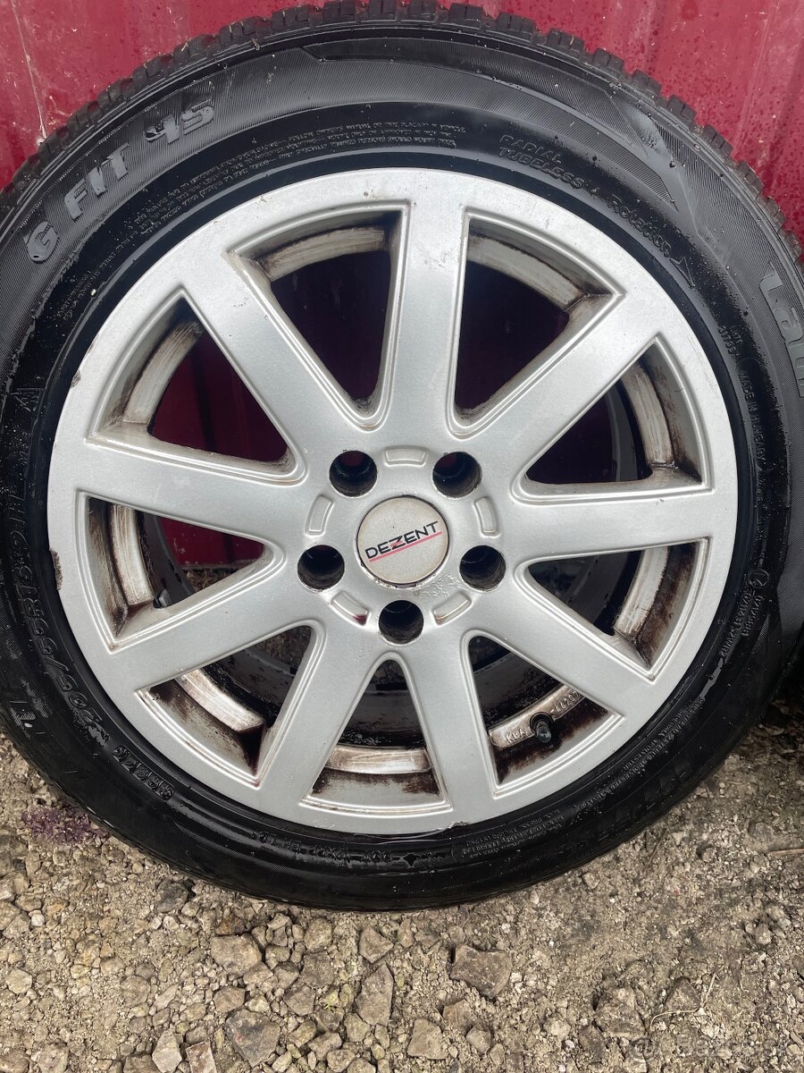 Predám R16 alu disky s pneu - 3