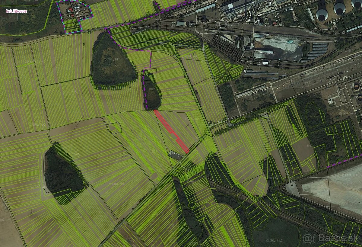 Ižkovce - 388 m2 POĽNOHOSPODÁRSKY pozemok - 3
