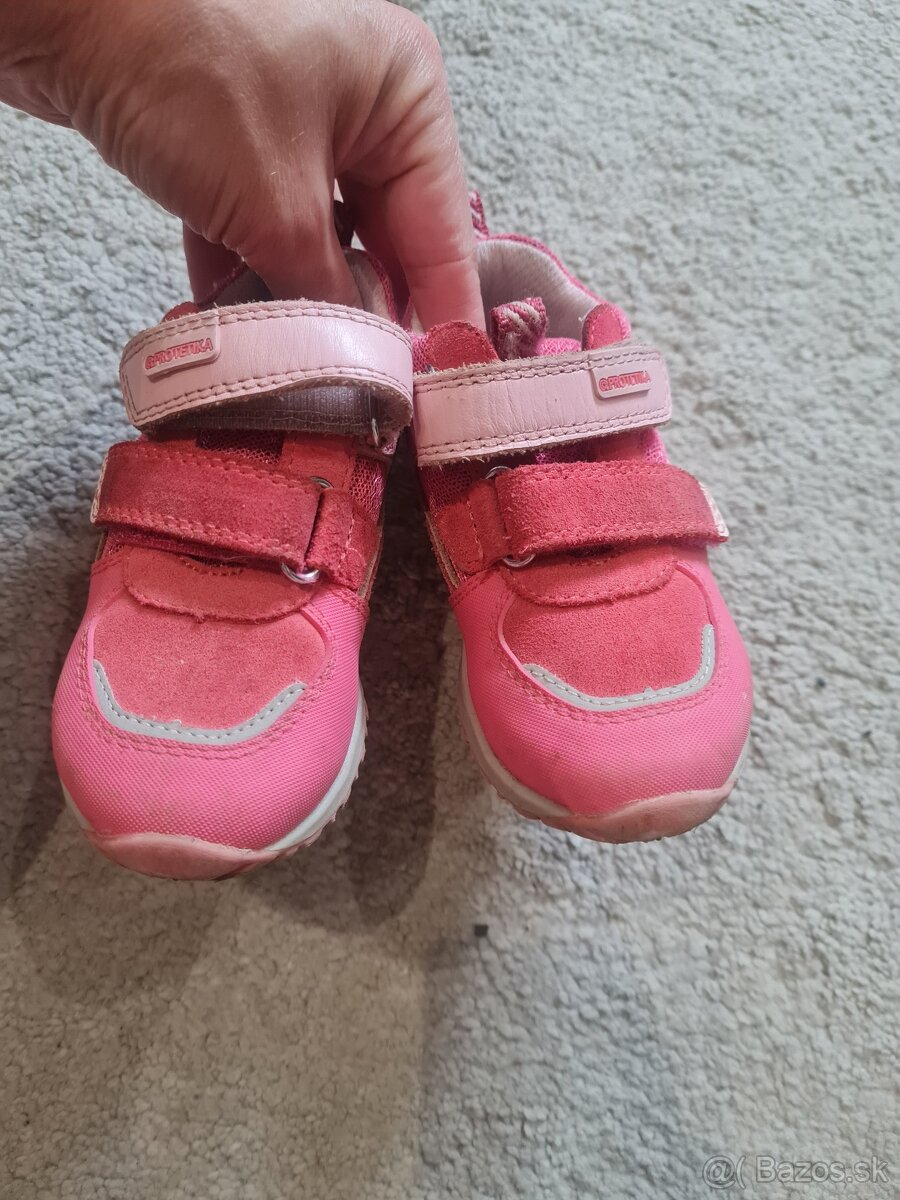 Dievčenské poltopánky/tenisky - 3