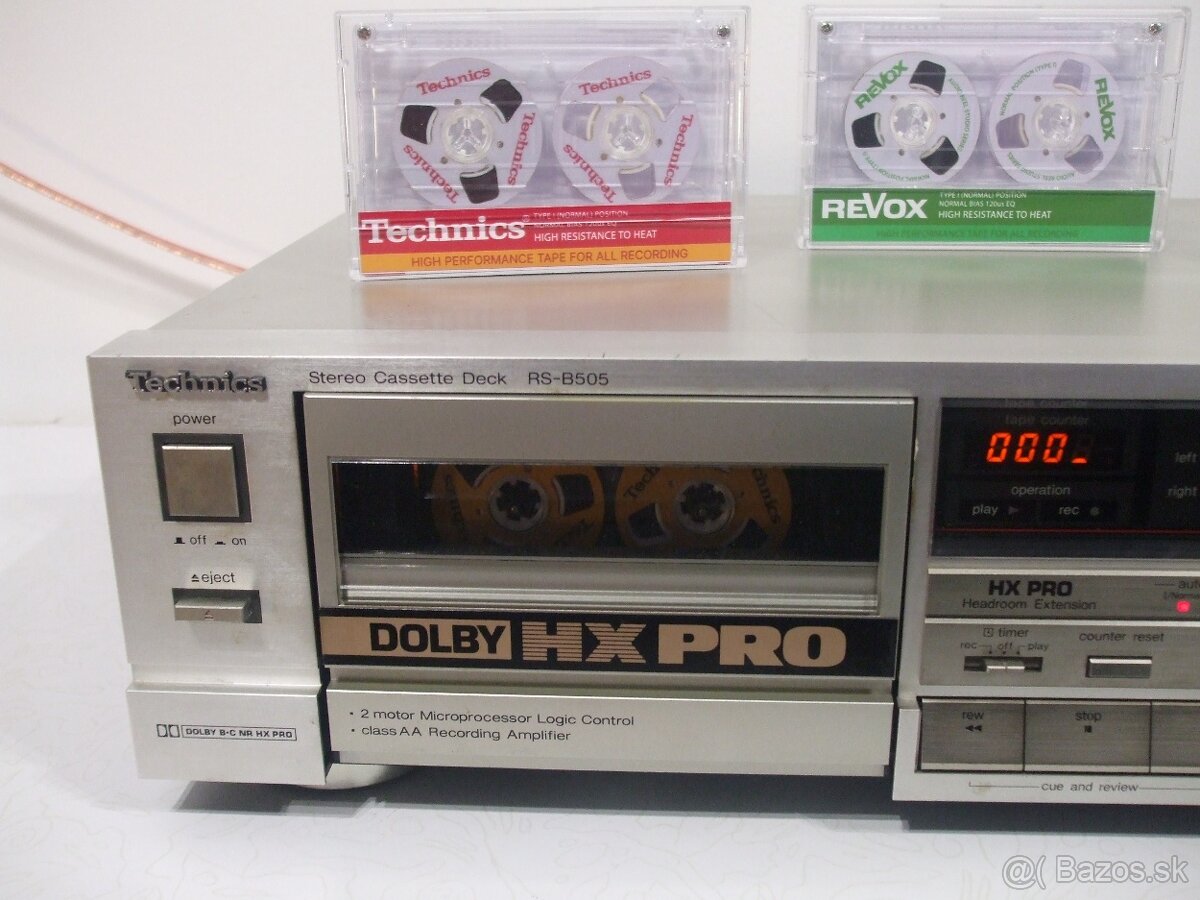 ClassAA spickovy kazetovy deck TECHNICS RS-B505, JAPAN, AK18 - 3