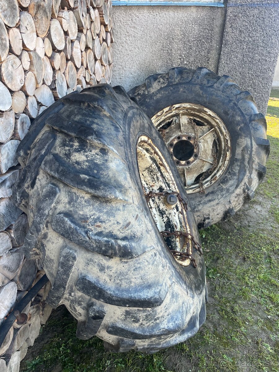 Predám kolesá a reťaze na Zetor - 3