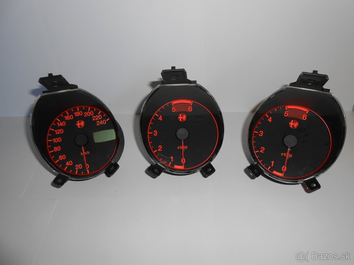 Budiky Alfa Romeo 156 / čierne aj biele / - 3