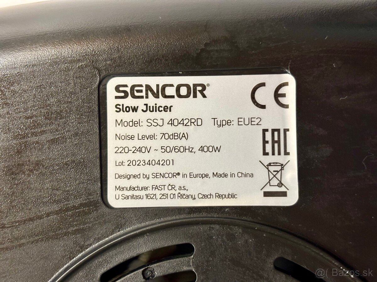 Odšťavovač SENCOR - 3