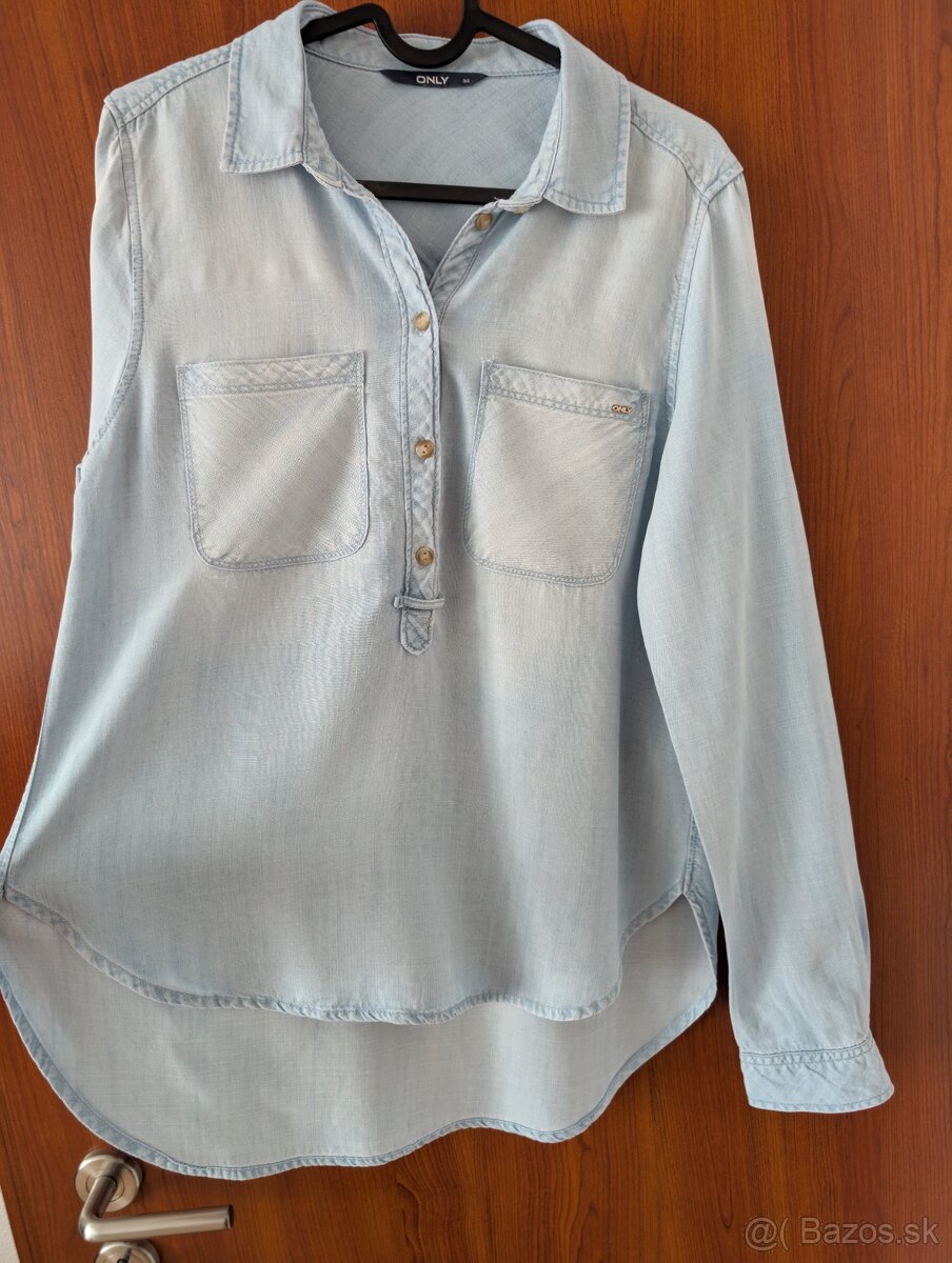 ONLY rifľová (jeans)košeľa - 3