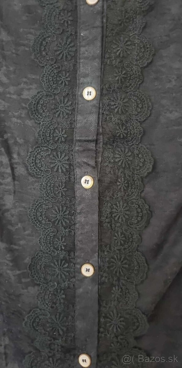 Čierne dámske tričko - 3