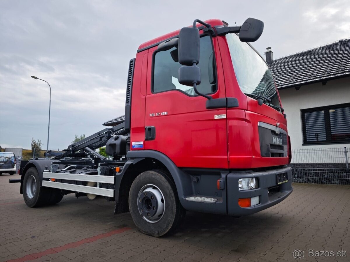 MAN TGL 12.180, NOVÝ 6t hákový nosič kontejnerů - 3