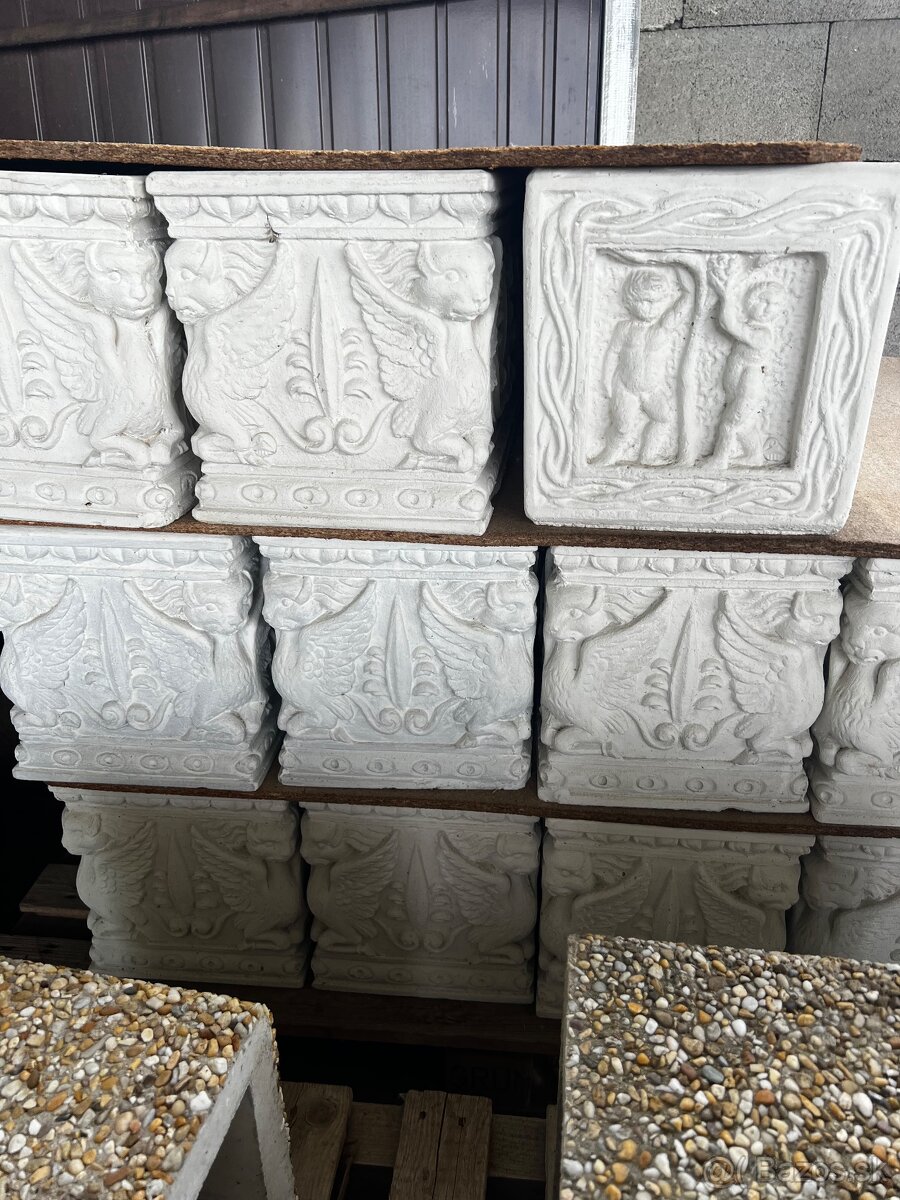 Betónové kvetináče - 3