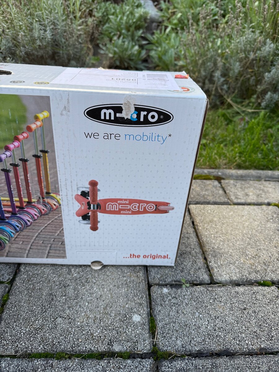 Kolobežka Mini Micro Deluxe červená, v 2r+ - 3