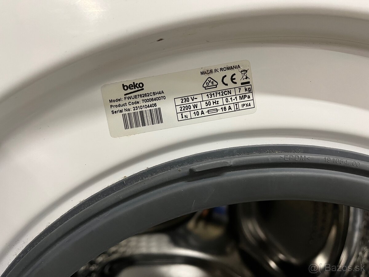 Beko pračka slim - 3