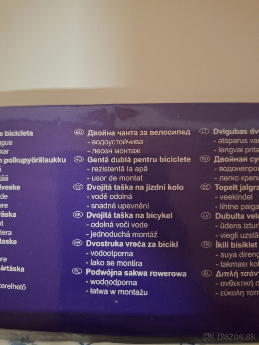 Dvoj taška na bicykel vodeodolna - 3