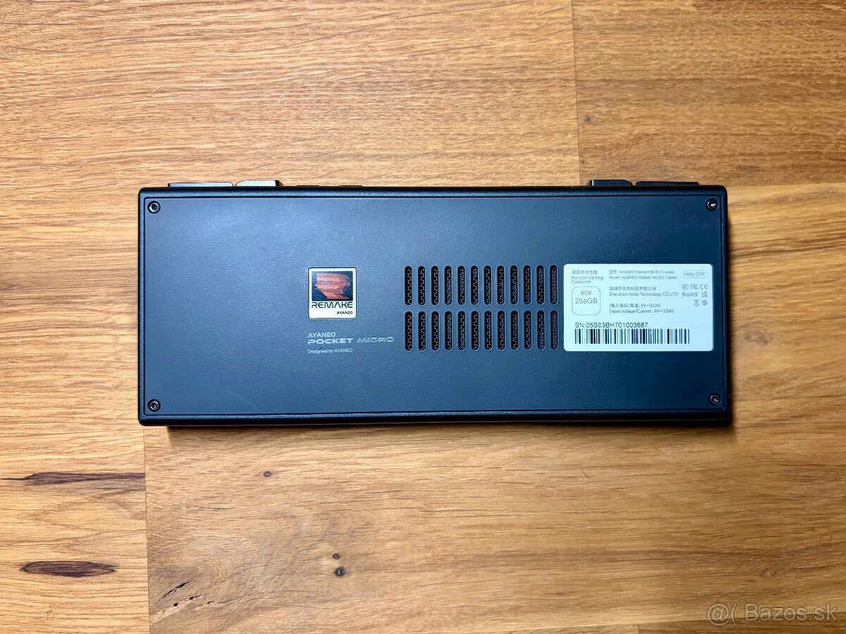 AYANEO Pocket MICRO Classic - 8G+256G + čierny - 3