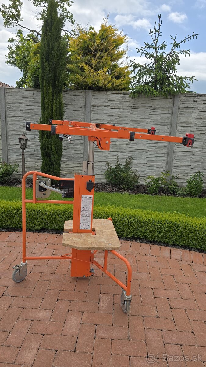 Výťah na sadrokartónové dosky. - 3