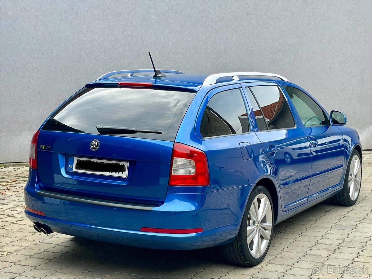 ŠKODA OCTAVIA 2 RS DSG 2,0 tdi 125 kw Race Blue WEBASTO - 3