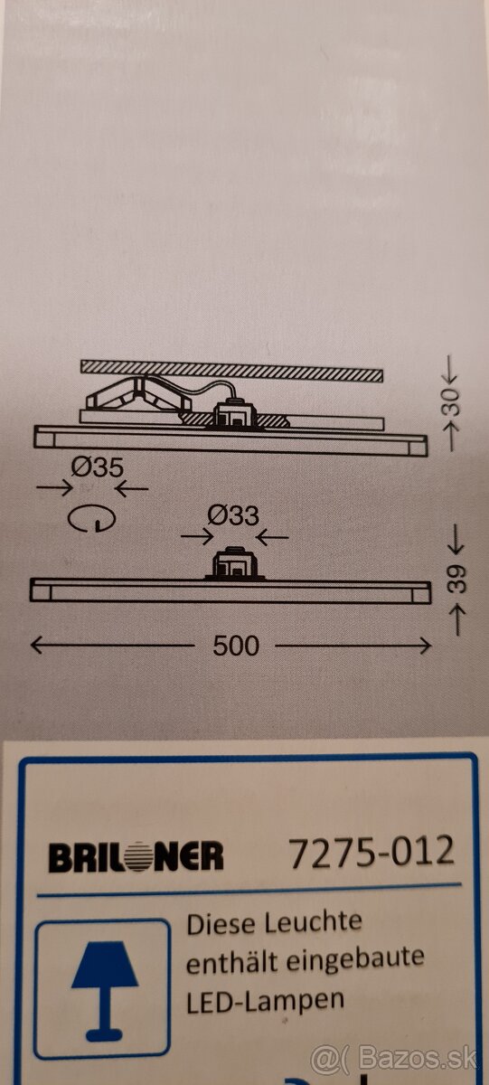 LED svetlo BRILONER - 3