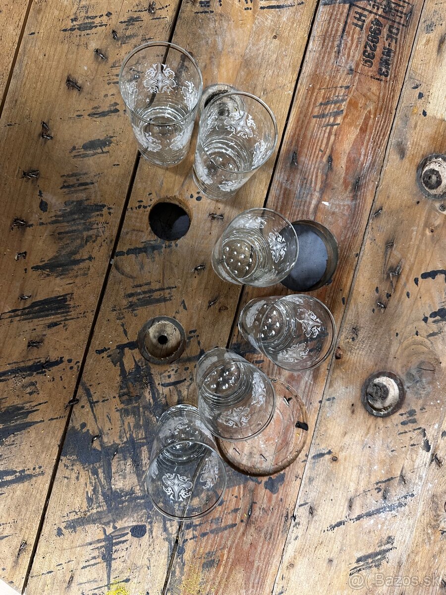 ✨ Vintage sada 6 ks vysokých pohárov - 3