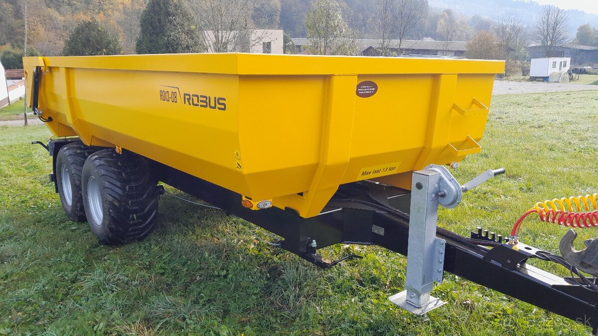 Traktorový náves,Príves,Vlek za traktor,Vlečka,Dumper 13t - 3