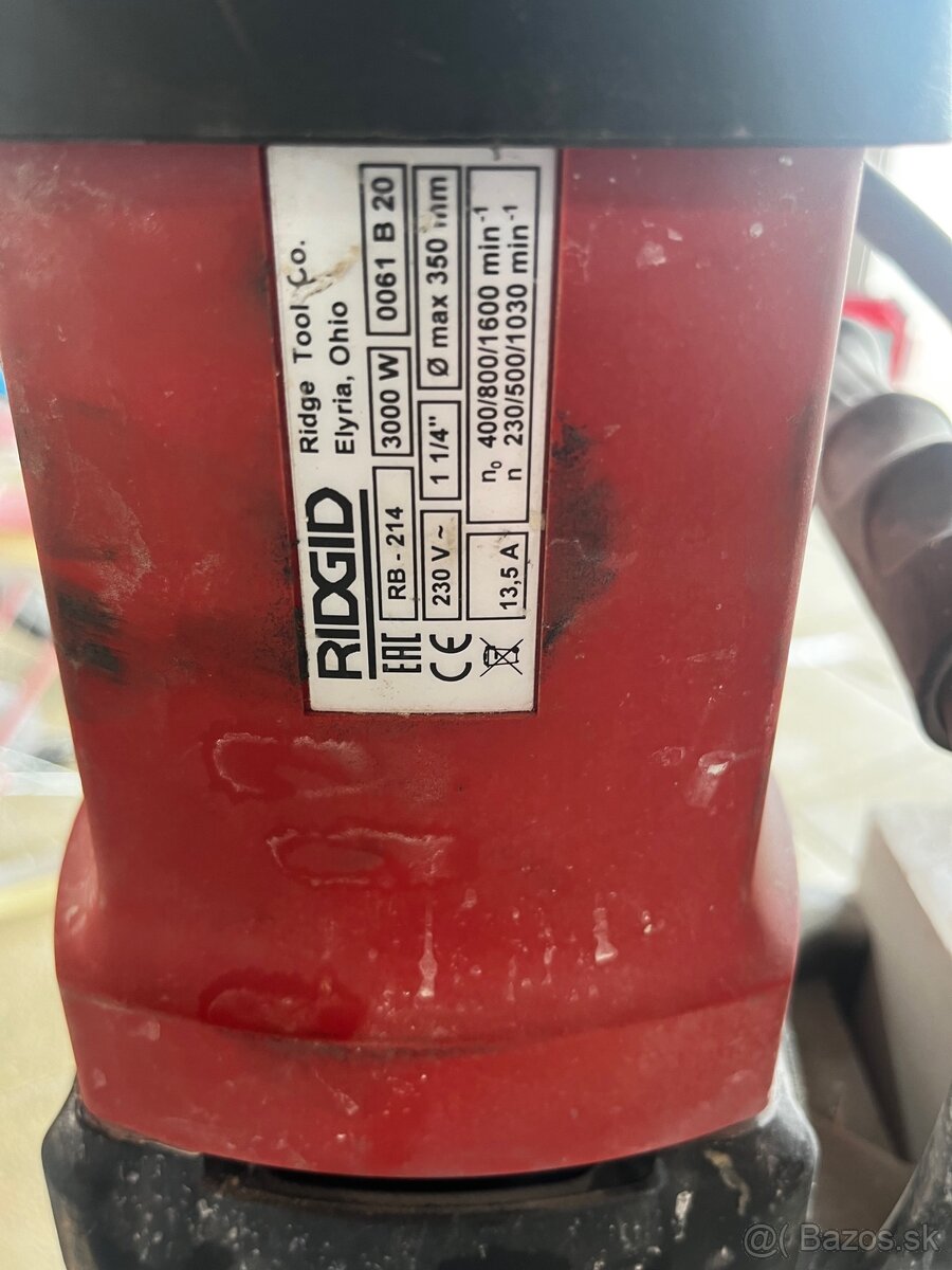 RIDGID Jadrová vŕtačka RB-214/3 do Ø 350 mm - 3