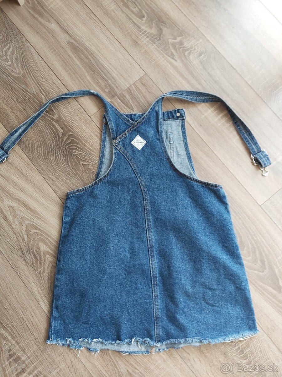 Damska riflova sukna na traky vel.s - 3