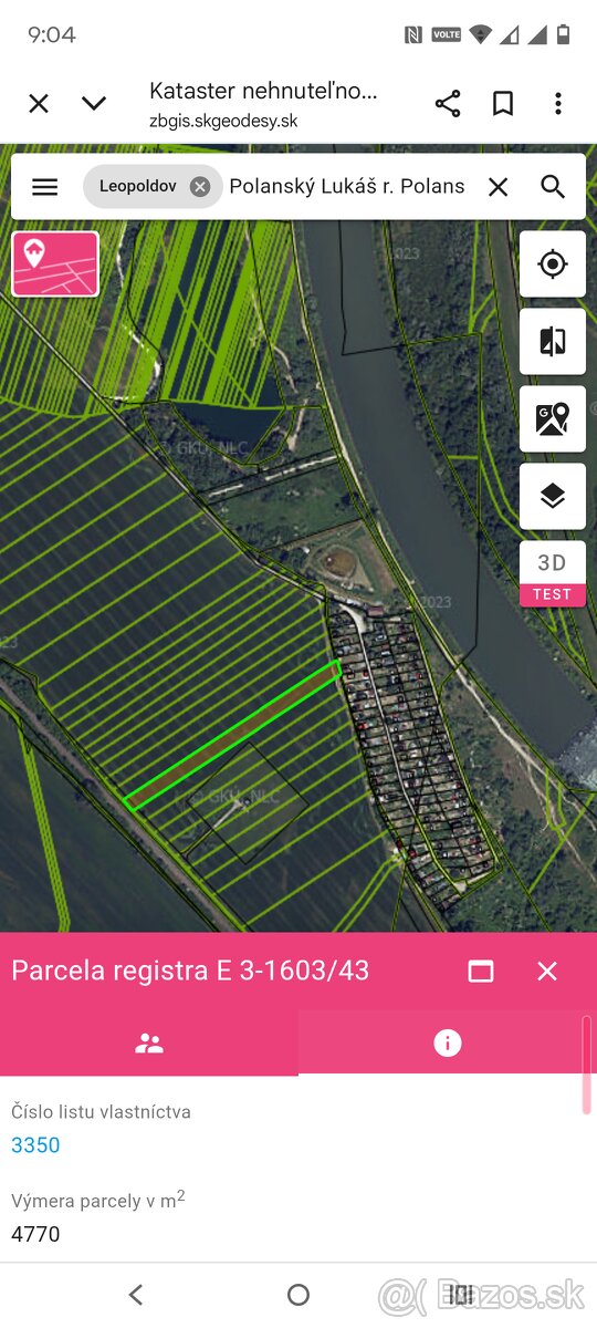 Orná Pôda Leopoldov 4770m2 - 3