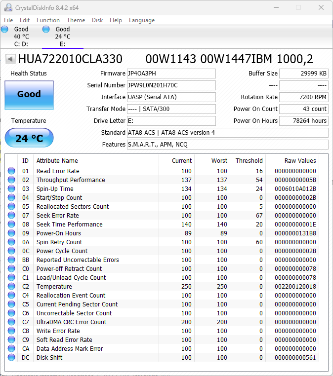 #31 - IBM 1TB 3.5" 7200RPM 6Gbs SATA - 3