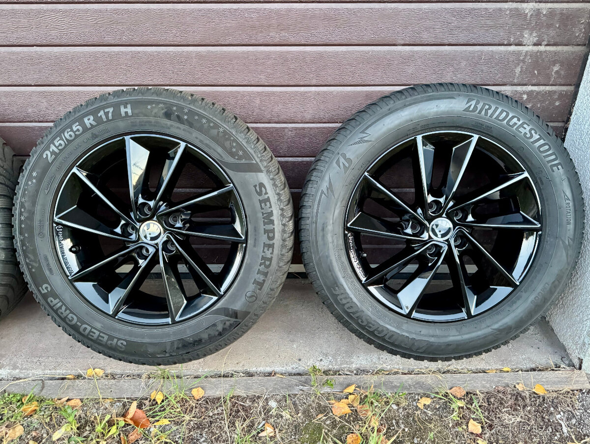 originální ALU kolesá škoda borbet R17 5x112 - 3