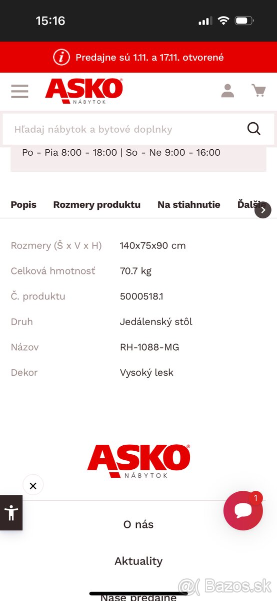 Jedálenský stôl - 3