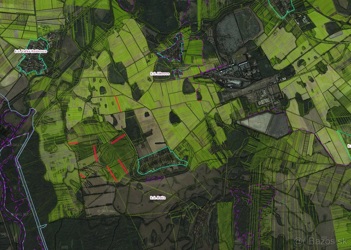 Beša – 4.571 m2 POĽNOHOSPODÁRKA PÔDA a LESY - 3