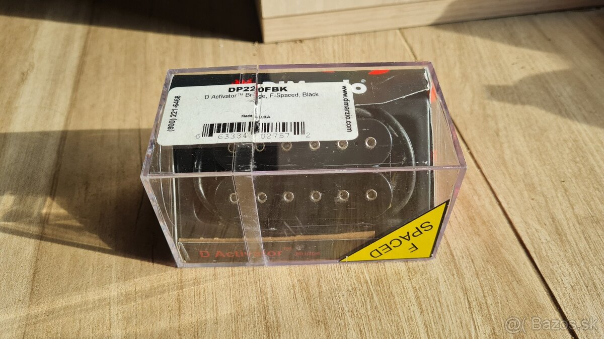 Predám snímač Dimarzio D activator DP220 FBK - 3