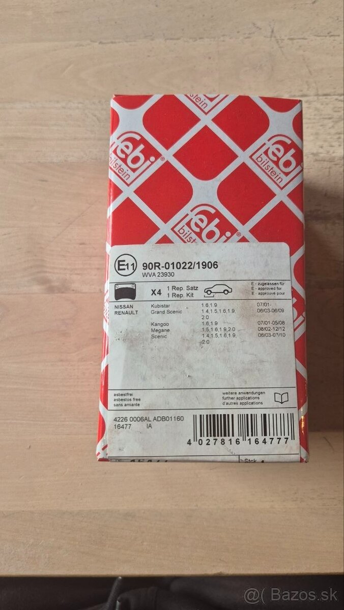 Brzdové platničky Renault - 3